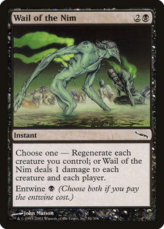 Wail of the Nim [Mirrodin]-1