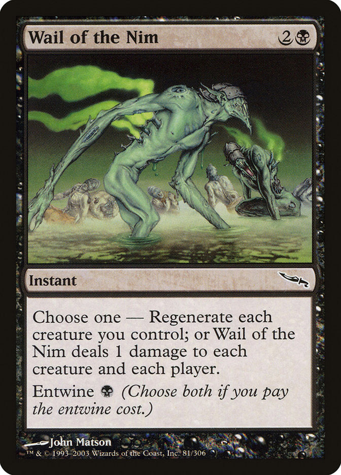 Wail of the Nim [Mirrodin]-1