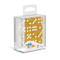 Oakie Doakie Dice D6 16 mm Speckled - Orange (12)-1