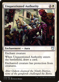 Unquestioned Authority [Commander 2018]-1