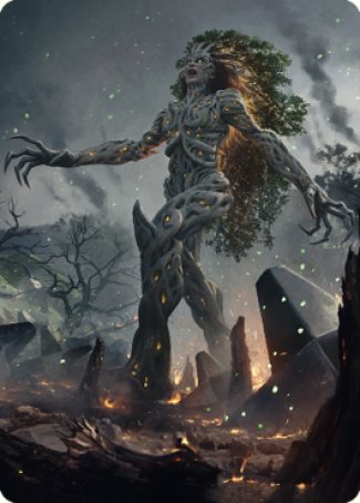 Titania, Gaea Incarnate Art Card [The Brothers' War Art Series]-1