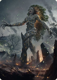 Titania, Gaea Incarnate Art Card [The Brothers' War Art Series]-1