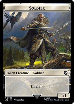 Soldier // Food Token [The Lord of the Rings: Tales of Middle-Earth Commander Tokens]-1