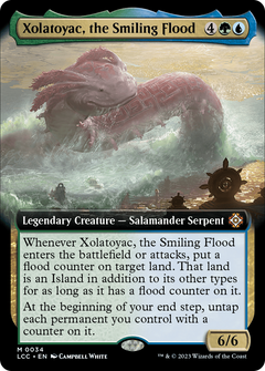 Xolatoyac, the Smiling Flood (Extended Art) [The Lost Caverns of Ixalan Commander]-1