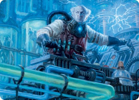 Ludevic, Necrogenius Art Card [Innistrad: Midnight Hunt Art Series]-1