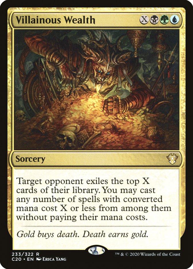 Villainous Wealth [Commander 2020]-1