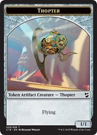 Thopter (025) // Servo Double-Sided Token [Commander 2018 Tokens]-1