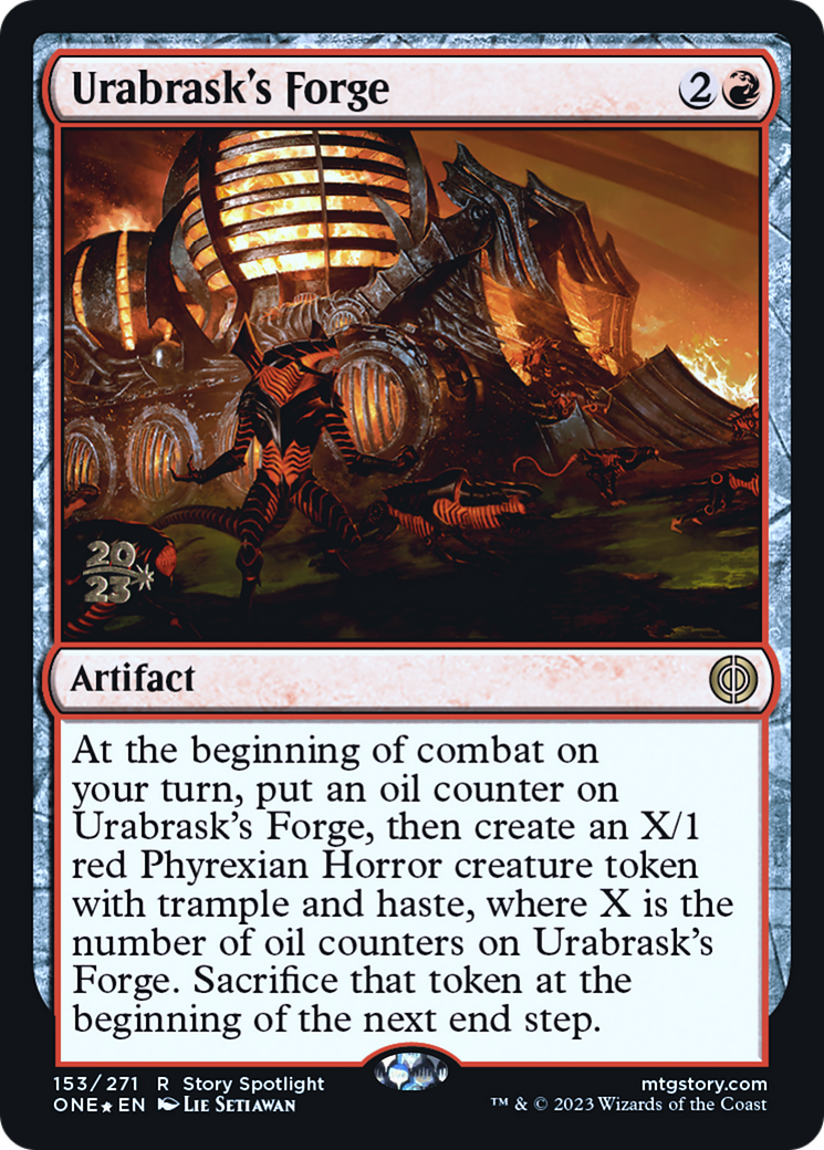 Urabrask's Forge [Phyrexia: All Will Be One Prerelease Promos]-1