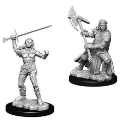 D&D Nolzurs Marvelous Unpainted Miniatures Female Half Orc Fighter-1