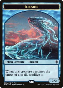 Illusion // Saproling Double-Sided Token [Friday Night Magic 2018]-1