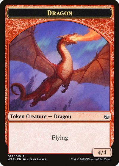 Dragon // Spirit Double-Sided Token [Challenger Decks 2020 Tokens]-1