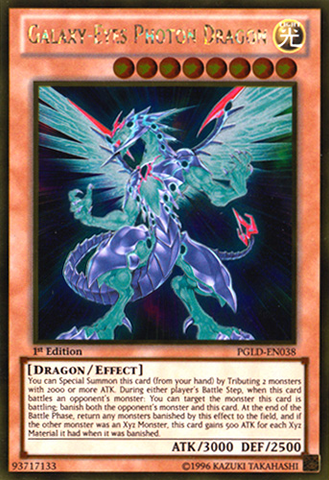 Galaxy-Eyes Photon Dragon [PGLD-EN038] Gold Rare