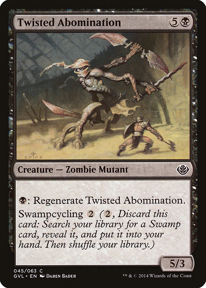Twisted Abomination (Garruk vs. Liliana) [Duel Decks Anthology]-1