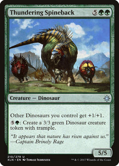 Thundering Spineback [Ixalan]-1