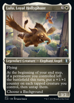 Lulu, Loyal Hollyphant (Foil Etched) [Commander Legends: Battle for Baldur's Gate]-1