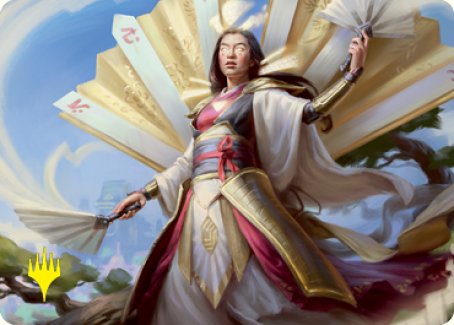 Imperial Subduer Art Card (Gold-Stamped Signature) [Kamigawa: Neon Dynasty Art Series]-1