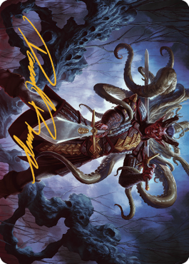 Zevlor, Elturel Exile Art Card (42) (Gold-Stamped Signature) [Commander Legends: Battle for Baldur's Gate Art Series]-1