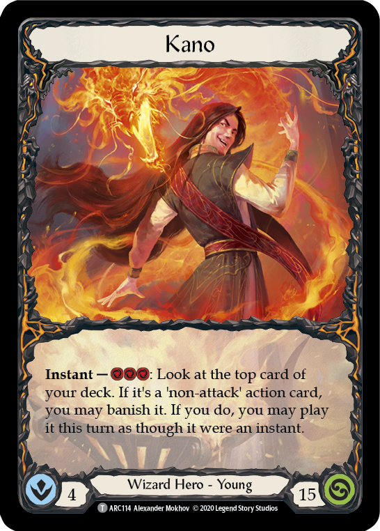 Kano // Nebula Blade [U-ARC114 // U-ARC077] (Arcane Rising Unlimited)  Unlimited Normal-1