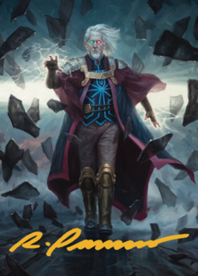 Urza, Planeswalker Art Card (Gold-Stamped Signature) [The Brothers' War Art Series]-1