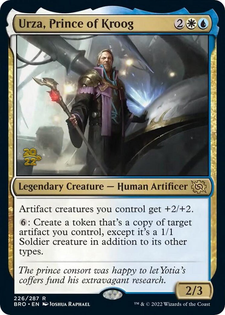 Urza, Prince of Kroog [The Brothers' War Prerelease Promos]-1