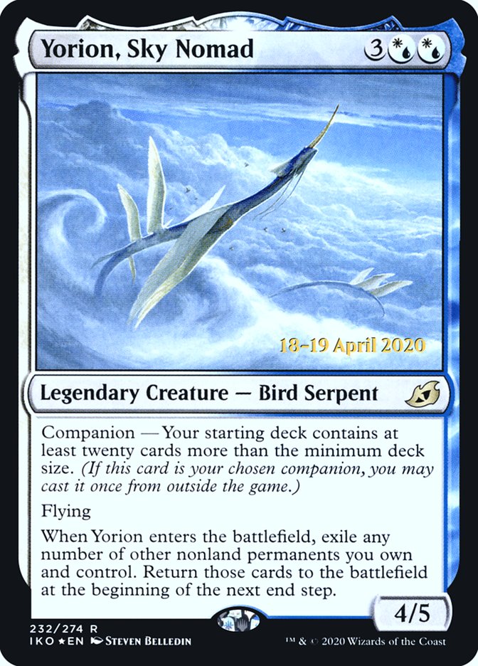 Yorion, Sky Nomad [Ikoria: Lair of Behemoths Prerelease Promos]-1