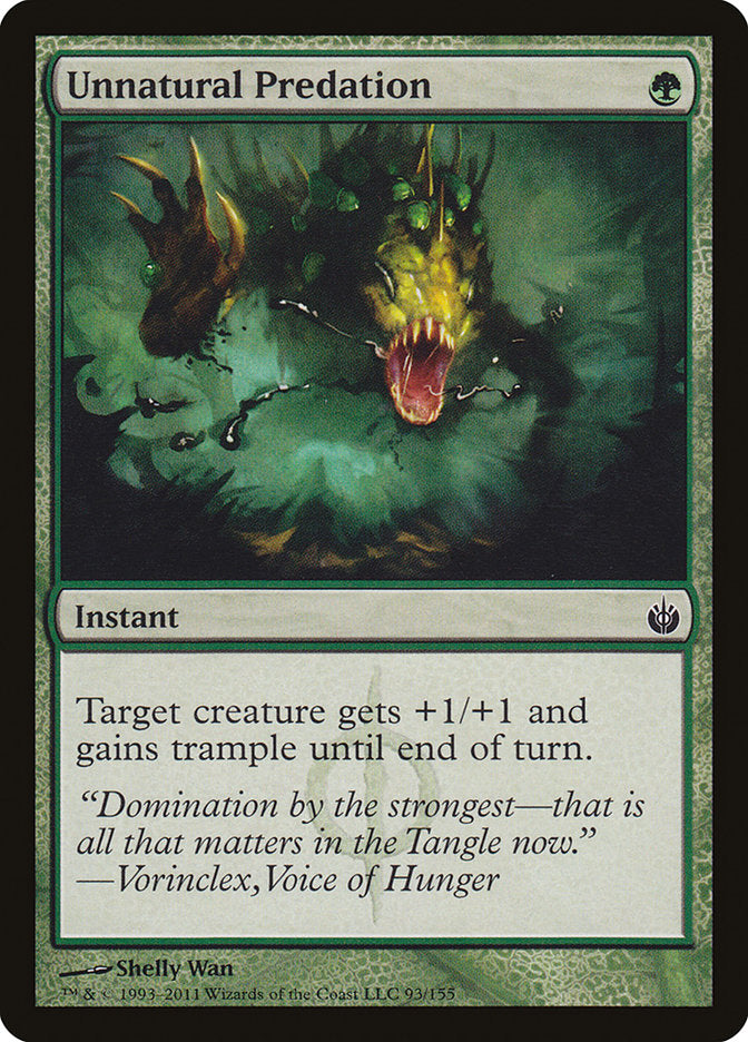 Unnatural Predation [Mirrodin Besieged]-1