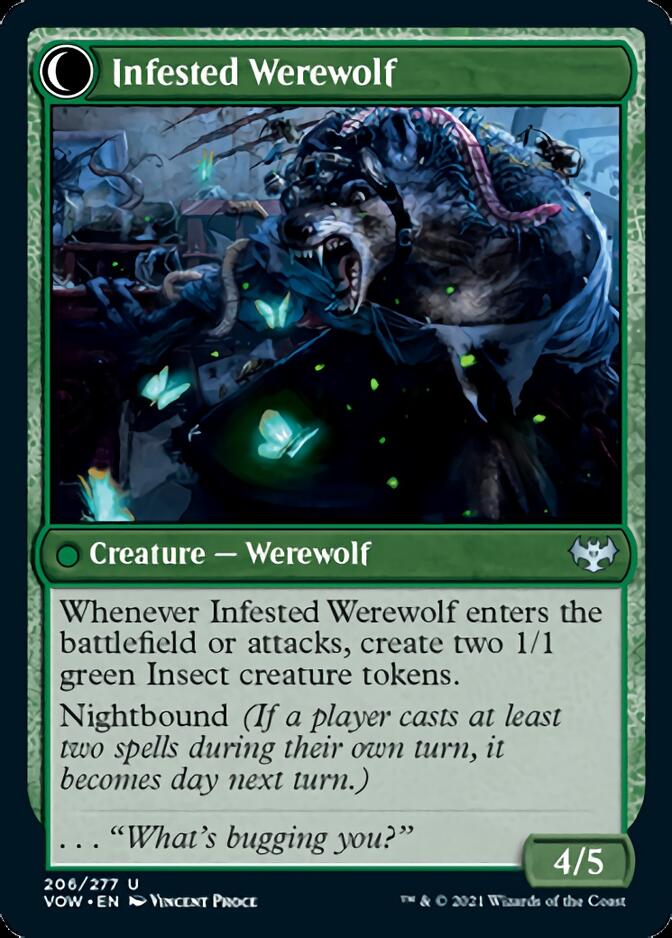 Infestation Expert // Infested Werewolf [Innistrad: Crimson Vow]-2