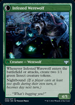 Infestation Expert // Infested Werewolf [Innistrad: Crimson Vow]-2