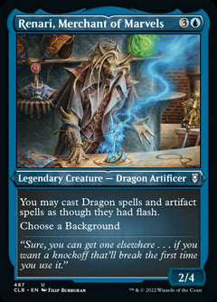 Renari, Merchant of Marvels (Foil Etched) [Commander Legends: Battle for Baldur's Gate]-1