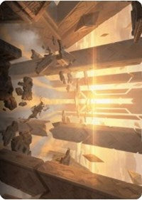 Skyclave Basilica Art Card [Zendikar Rising Art Series]-1