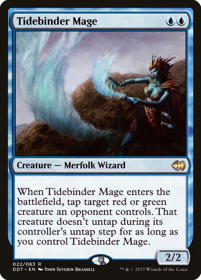 Tidebinder Mage [Duel Decks: Merfolk vs. Goblins]-1