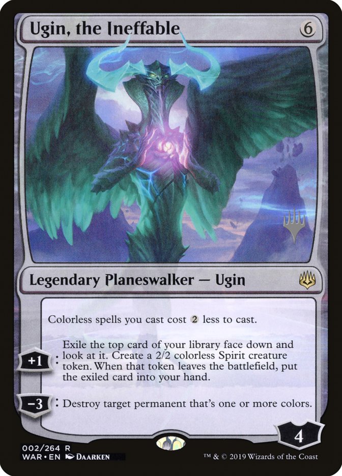 Ugin, the Ineffable (Promo Pack) [War of the Spark Promos]-1