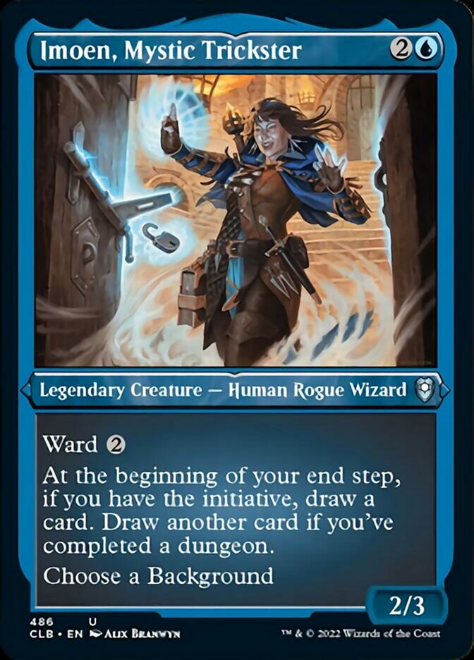 Imoen, Mystic Trickster (Foil Etched) [Commander Legends: Battle for Baldur's Gate]-1