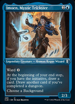 Imoen, Mystic Trickster (Foil Etched) [Commander Legends: Battle for Baldur's Gate]-1