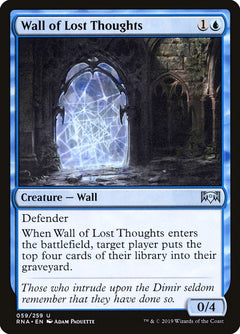 Wall of Lost Thoughts [Ravnica Allegiance]-1