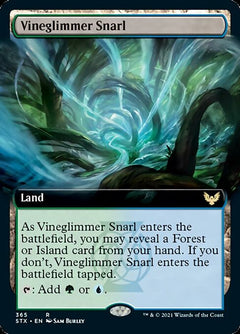 Vineglimmer Snarl (Extended Art) [Strixhaven: School of Mages]-1