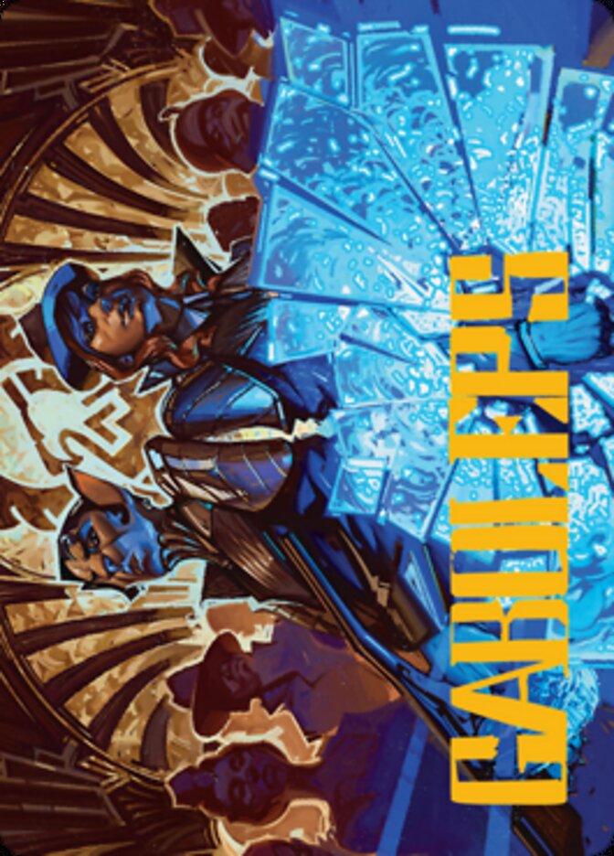 Contractual Safeguard Art Card (Gold-Stamped Signature) [Streets of New Capenna Art Series]-1
