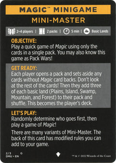 Mini-Master (Magic Minigame) [Dominaria United Minigame]-1