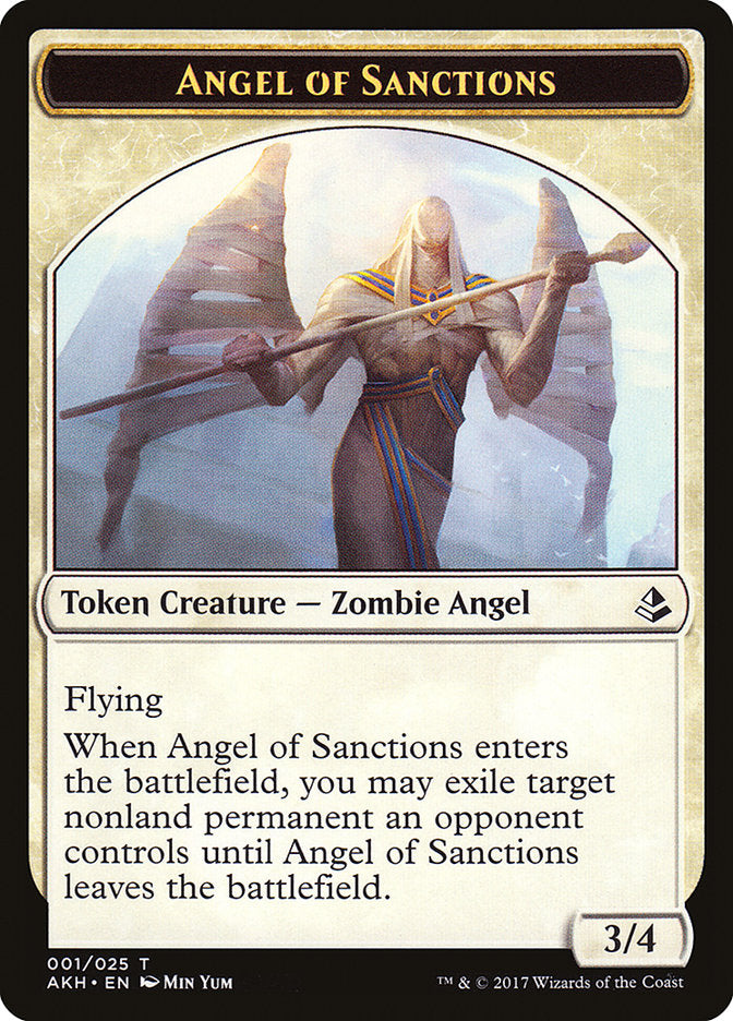 Angel of Sanctions // Drake Double-Sided Token [Amonkhet Tokens]-1