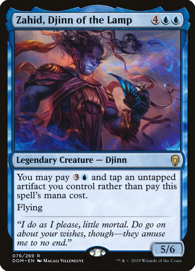 Zahid, Djinn of the Lamp [Dominaria]-1