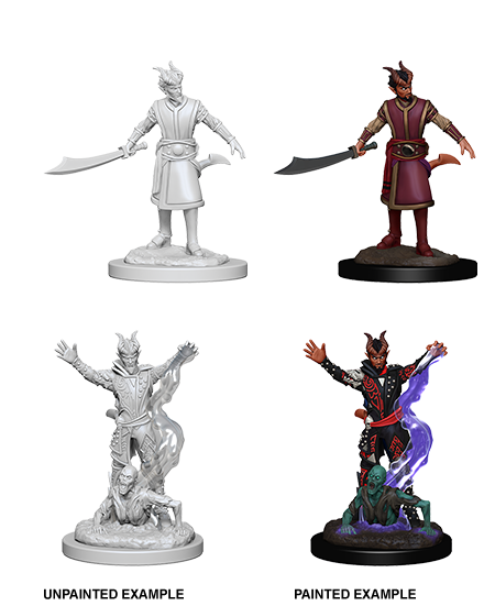D&D Nolzurs Marvelous Unpainted Miniatures Male Tiefling Warlock-1