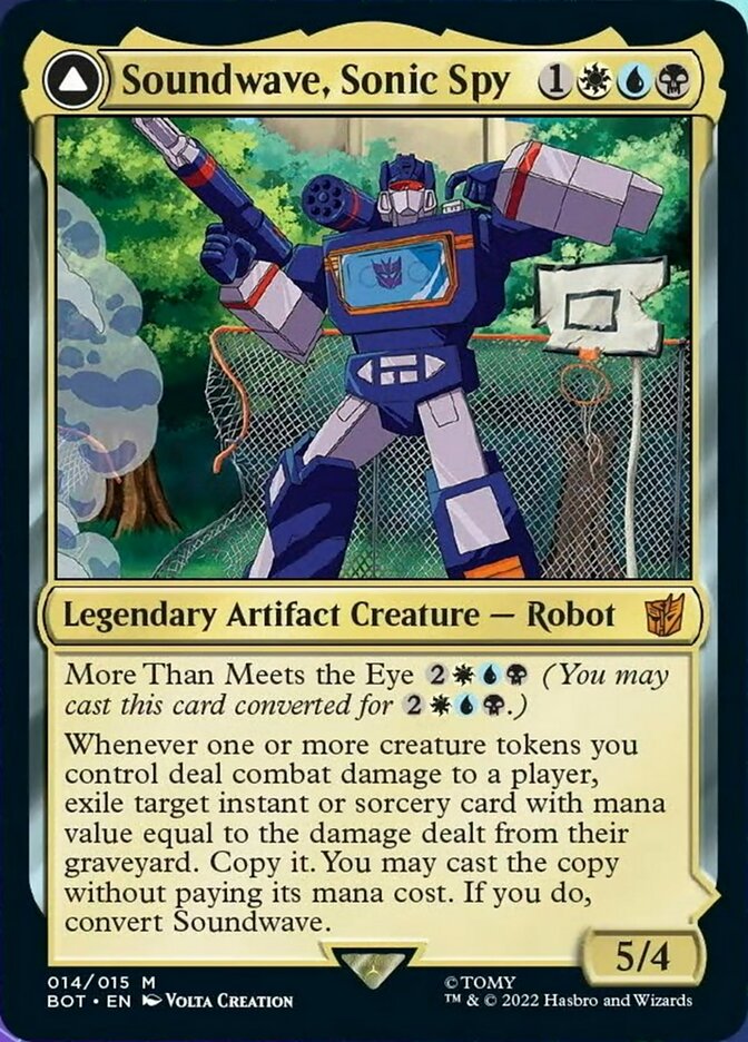 Soundwave, Sonic Spy // Soundwave, Superior Captain [Transformers]-1