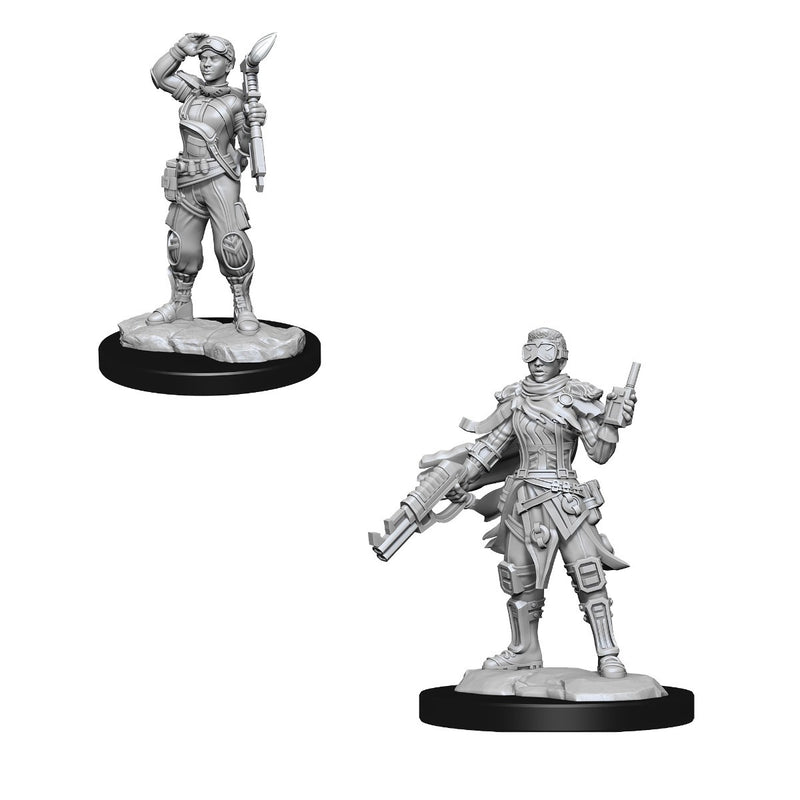Starfinder Deep Cuts Unpainted Miniatures Human Mechanic-1