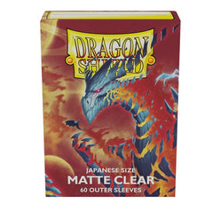 Sleeves - Dragon Shield Japanese - Box 60 - Matte Clear Outer Sleeves-1