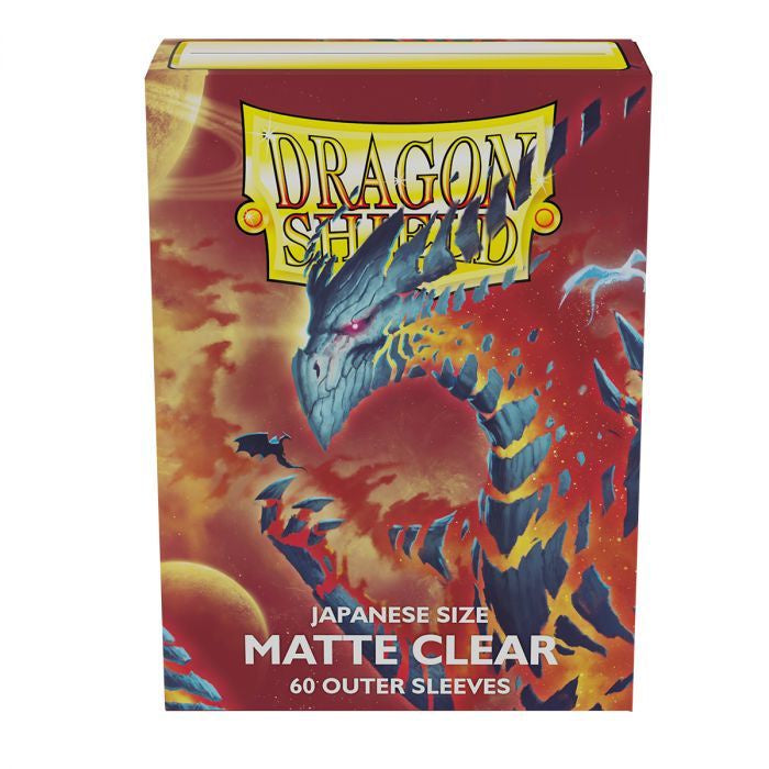 Sleeves - Dragon Shield Japanese - Box 60 - Matte Clear Outer Sleeves-1