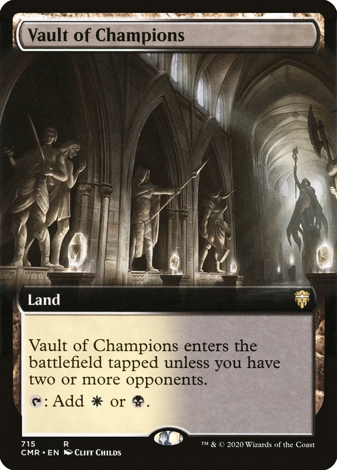 Vault of Champions (Extended Art) [Commander Legends]-1