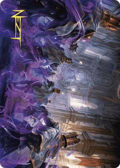 Eerie Interference Art Card (Gold-Stamped Signature) [Wilds of Eldraine Art Series]-1
