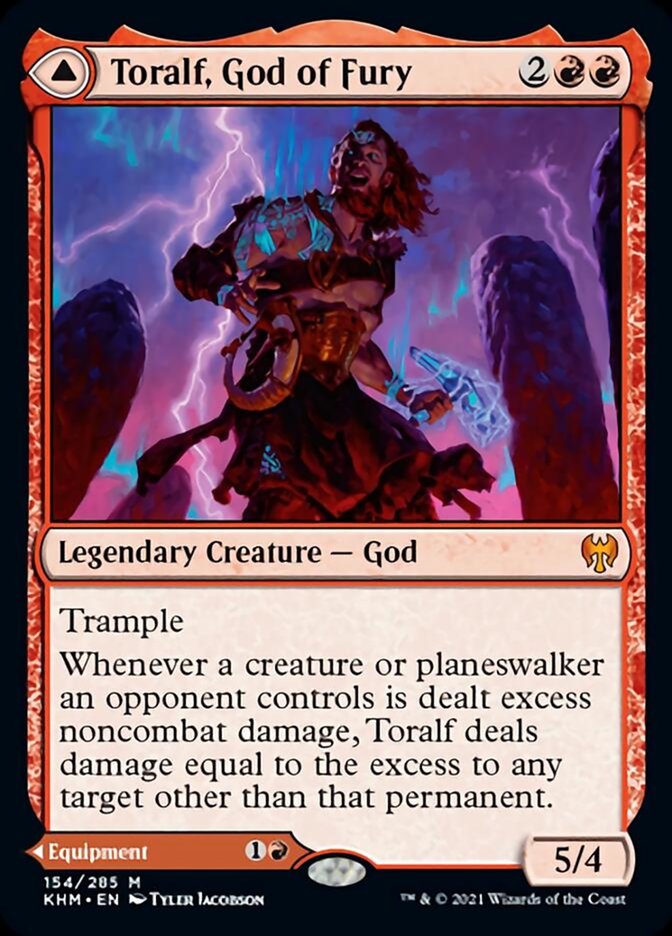 Toralf, God of Fury // Toralf's Hammer [Kaldheim]-1