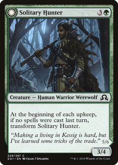 Solitary Hunter // One of the Pack [Shadows over Innistrad]-1