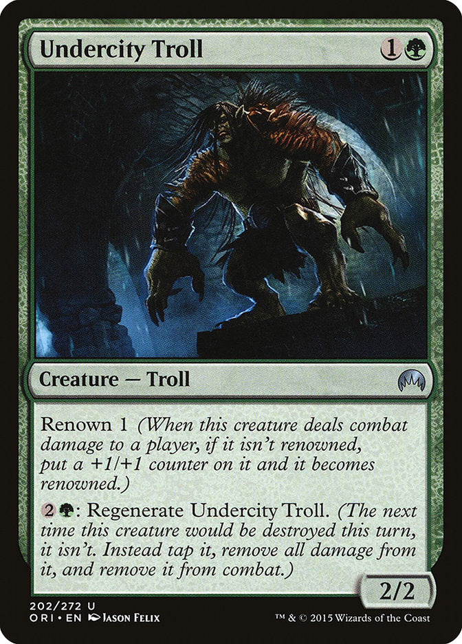 Undercity Troll [Magic Origins]-1